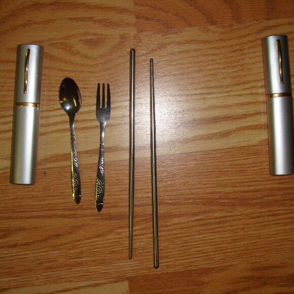 New Travel Stainless Steel Kitchen Utensil Set - Picture 1 of 1